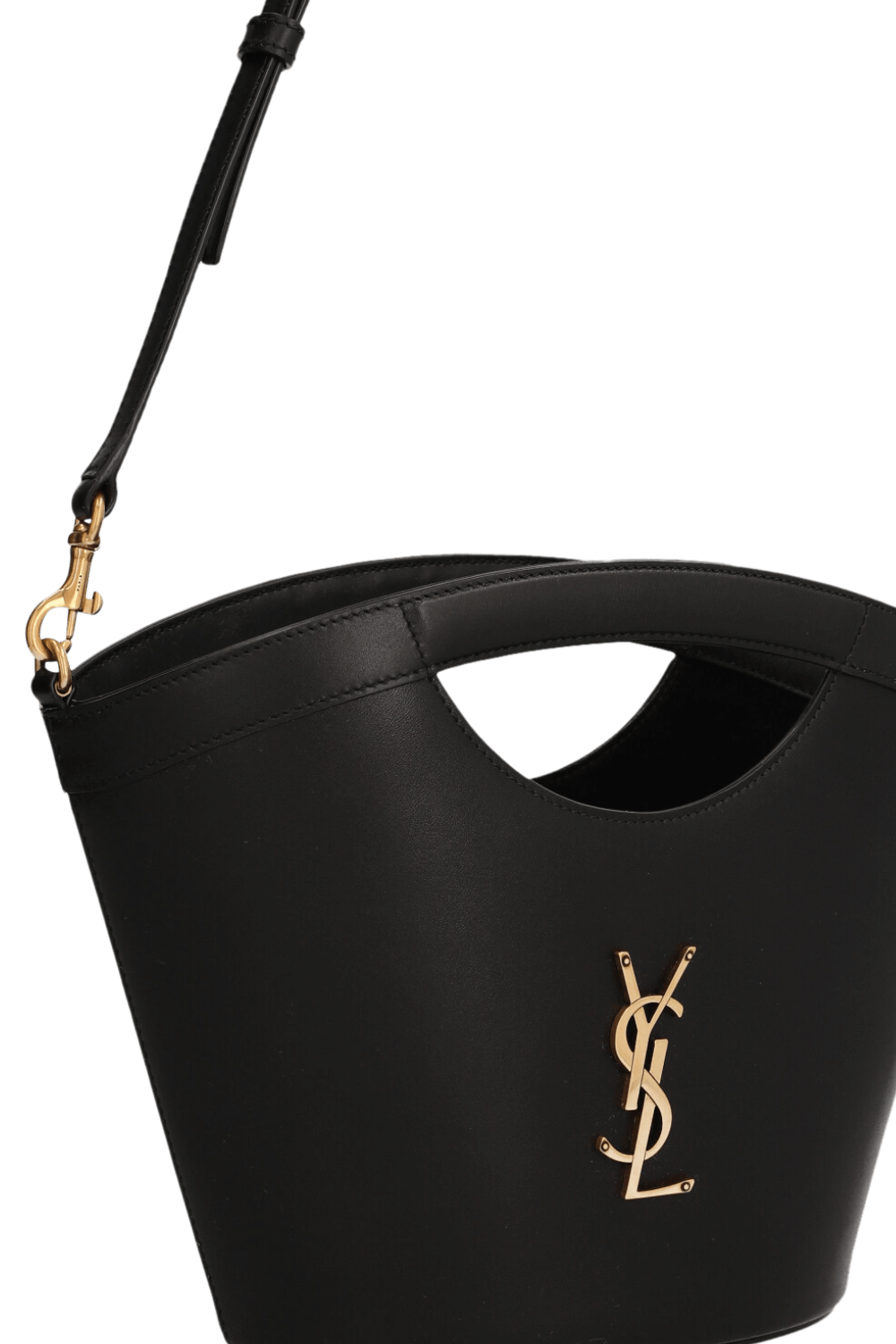 תמונת תקריב של תיק נשיאה מיני SAINT LAURENT