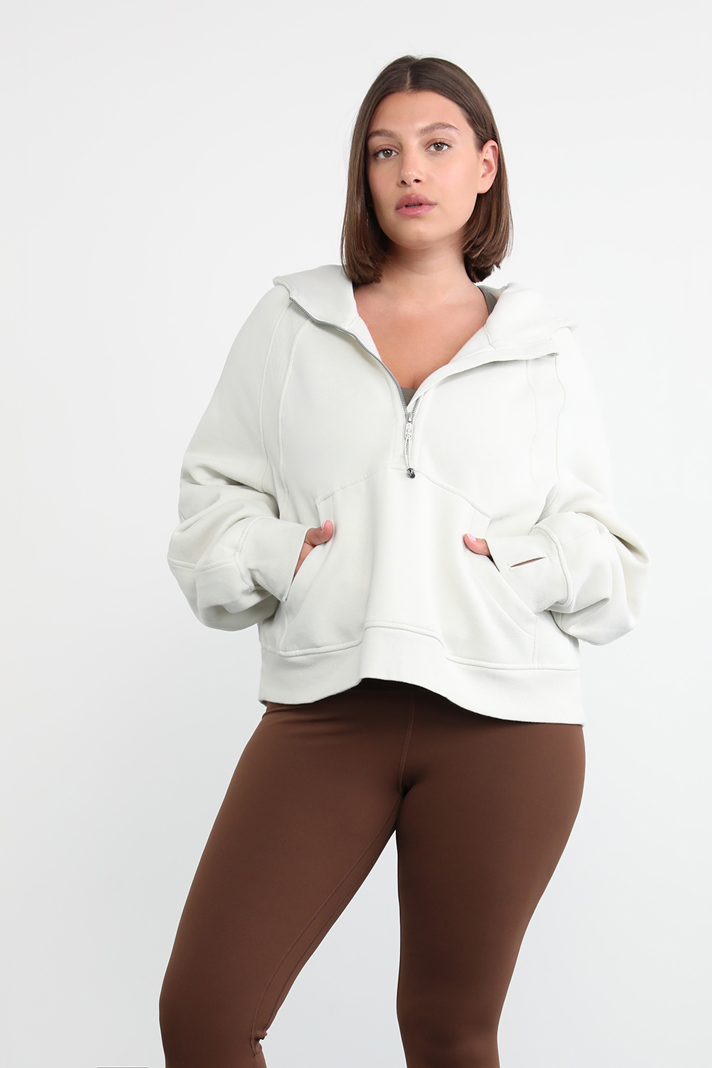 Scuba Oversized 1/2 Zip Hoodie