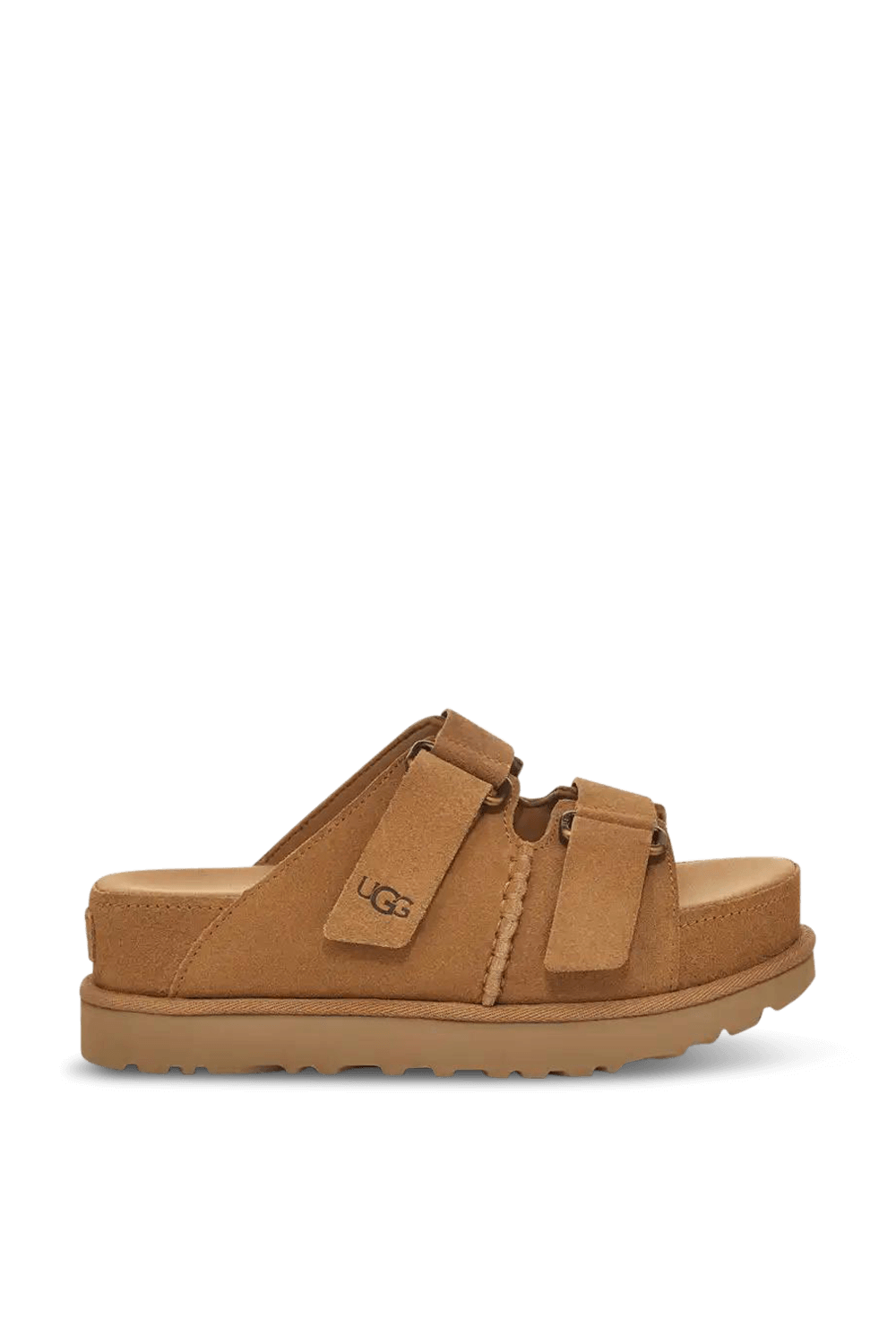 תמונה קידמית של כפכפי סליידס גולדן סטאר UGG