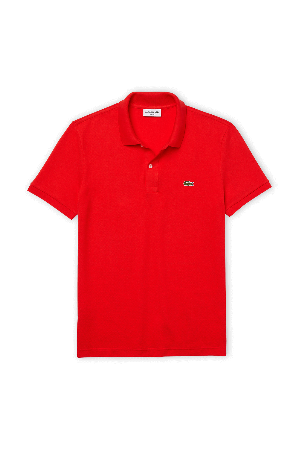 תמונה קידמית של Slim Fit Polo Shirt in Red