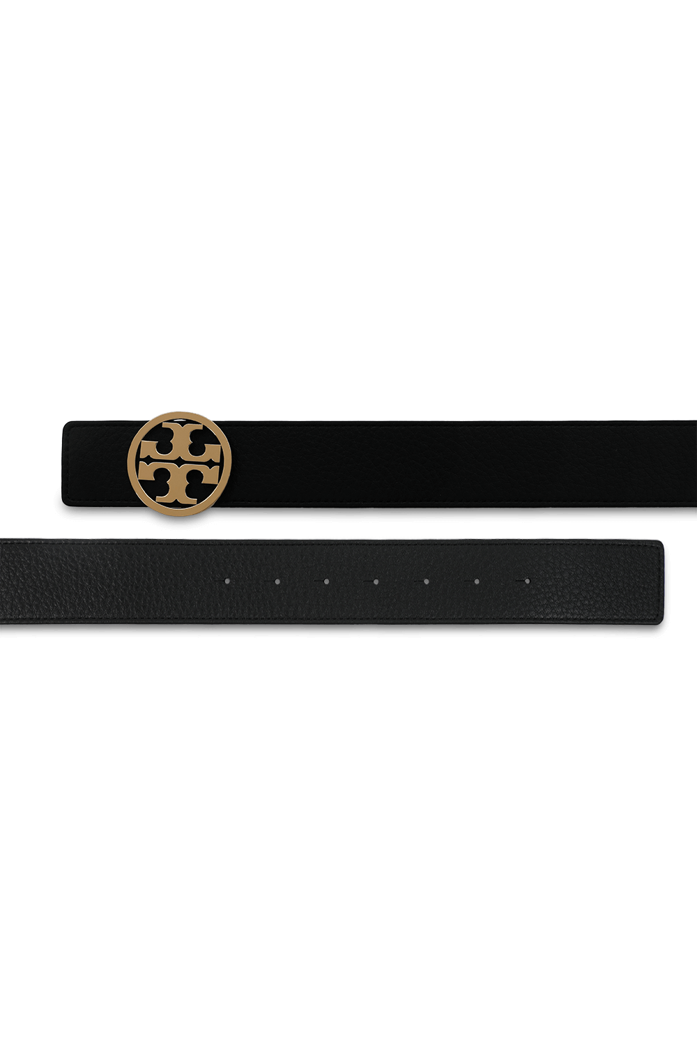 תמונה אחורית של חגורת עור מילר דו צדדית TORY BURCH
