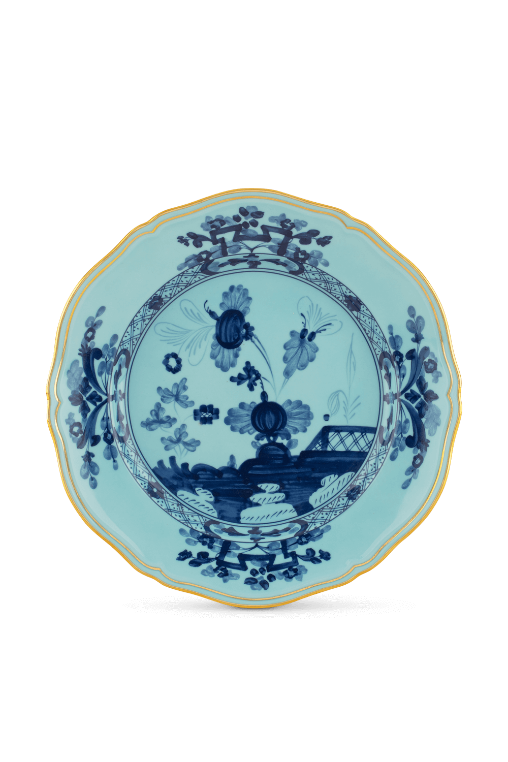 תמונה אחורית של צלחת מנה עיקרית GINORI 1735