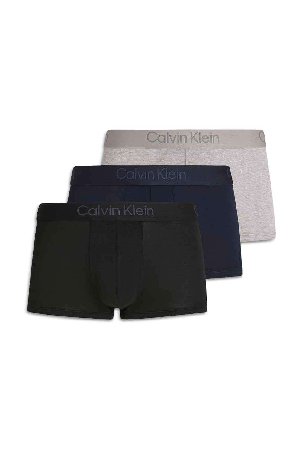 תמונה קידמית של מארז שלושה תחתוני טראנק CALVIN KLEIN