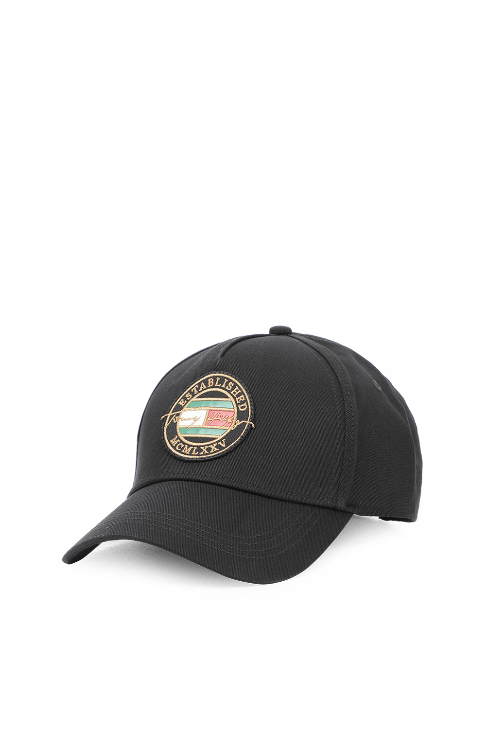תמונה קידמית של Signature Patch Cap in Black TOMMY HILFIGER