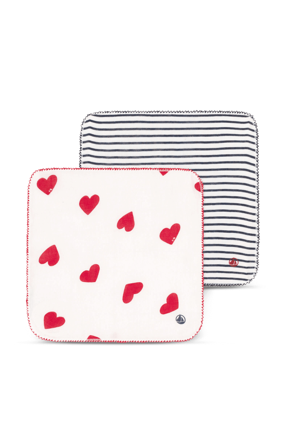 תמונה קידמית של זוג טטרות מכותנה PETIT BATEAU