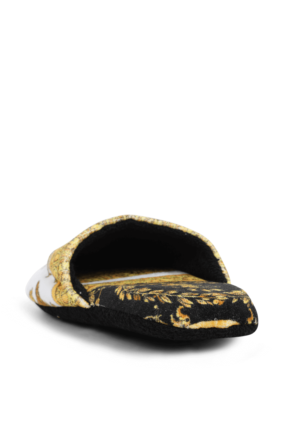 תמונה אחורית של נעלי בית עם הדפס בארוק VERSACE
