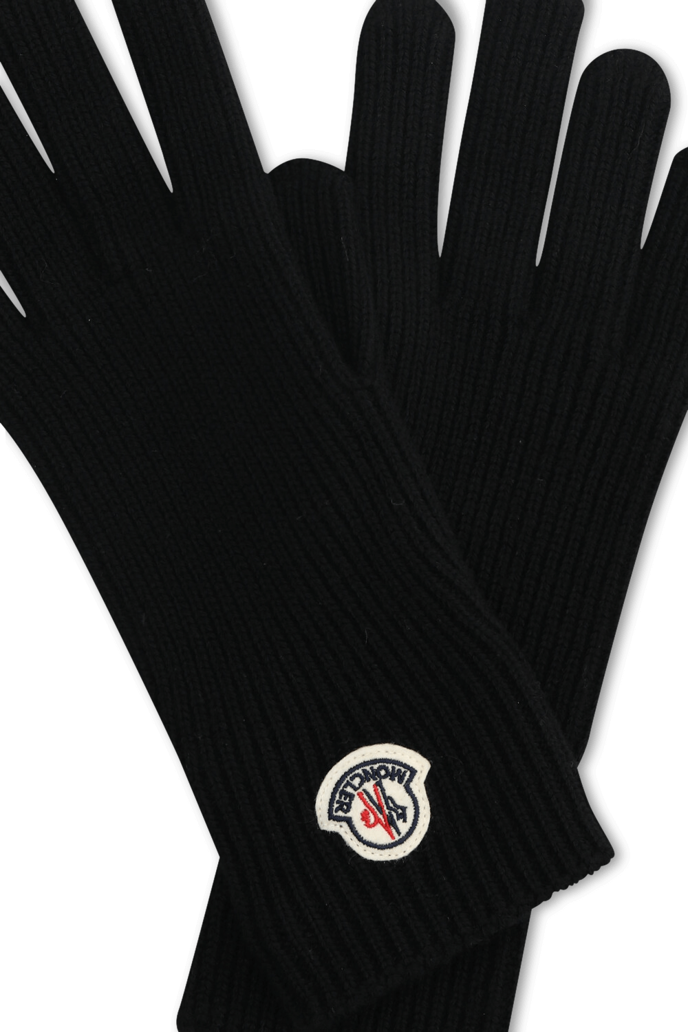 תמונה אחורית של כפפות צמר MONCLER