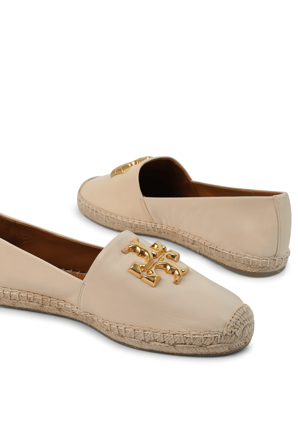 תמונת תקריב של נעלי אספדריל מעור TORY BURCH