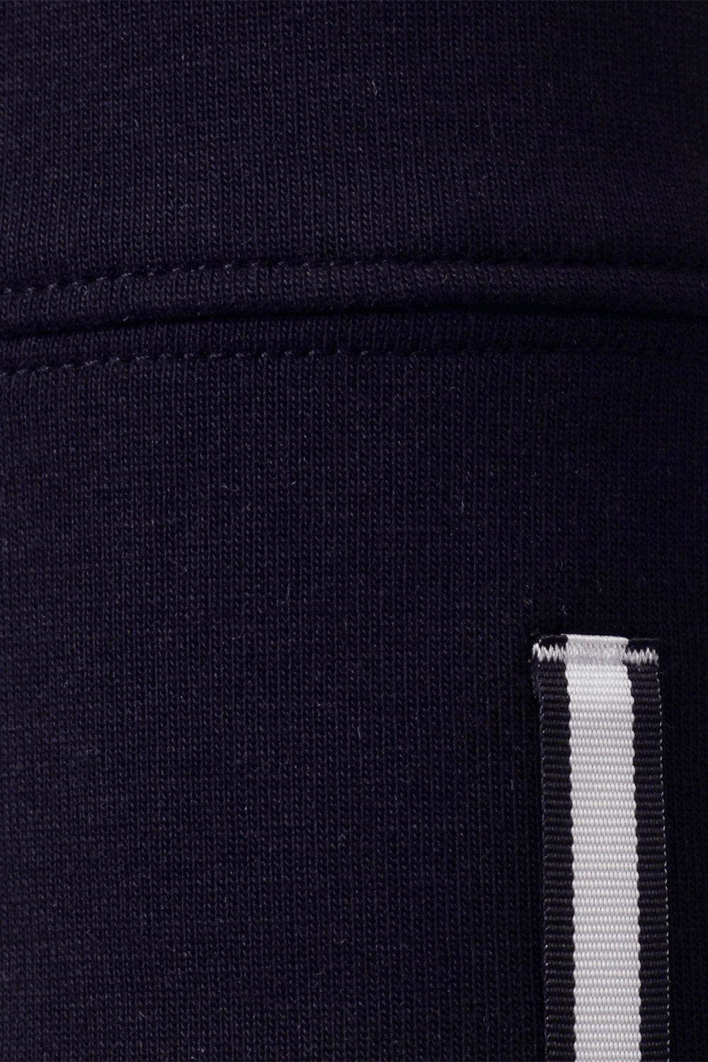 תמונה אחורית של Maccabi Tel Aviv Blue Sweatshirt with Tape Detail Cuff BOSS