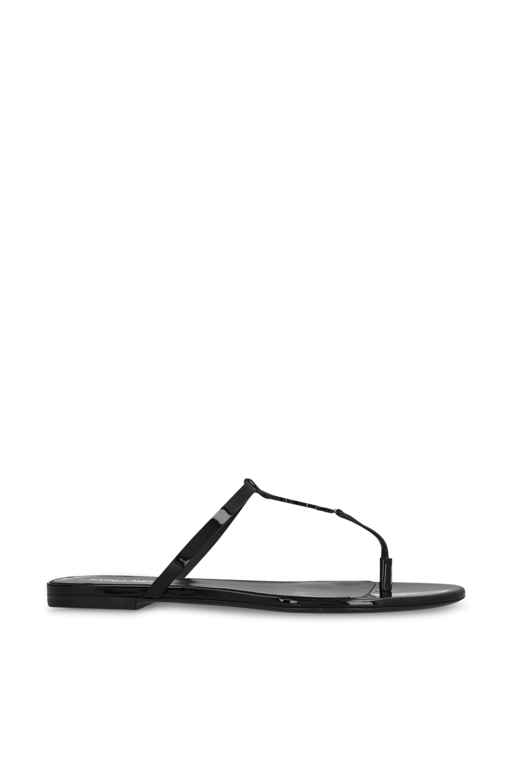 תמונה קידמית של סנדלי סליידס SAINT LAURENT