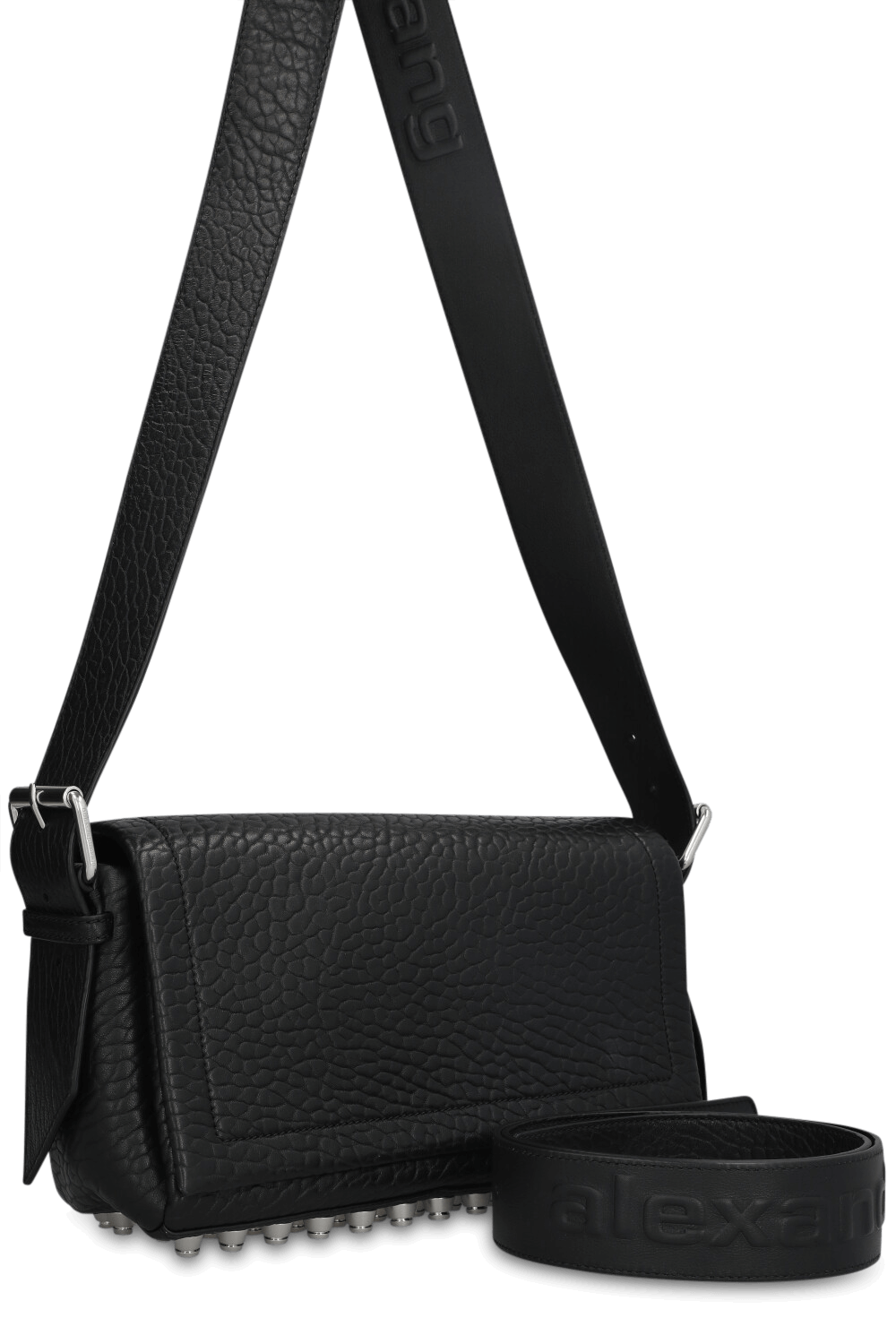 תמונת תקריב של תיק קרוסבודי ריקו מדיום ALEXANDER WANG