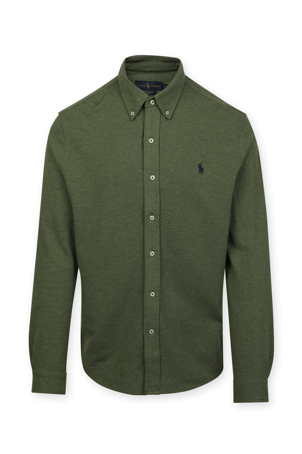 תמונה קידמית של Classic Fit Shirt in Green POLO RALPH LAUREN