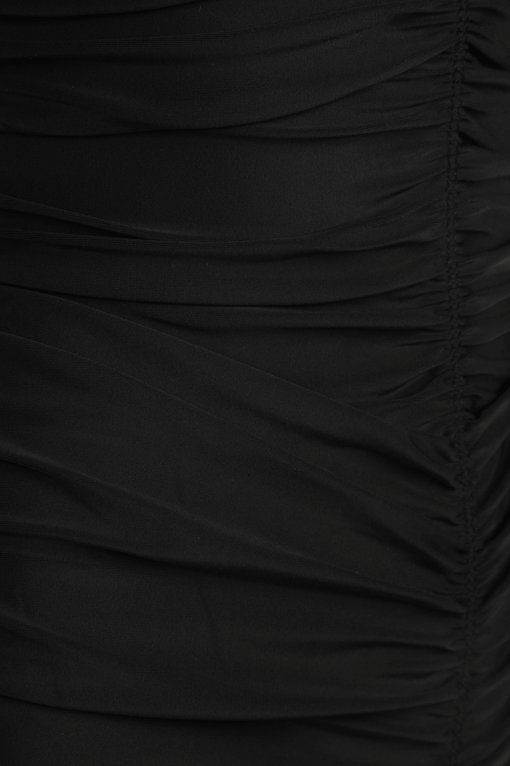 תמונה אחורית של Hybrid Mini Dress in Black