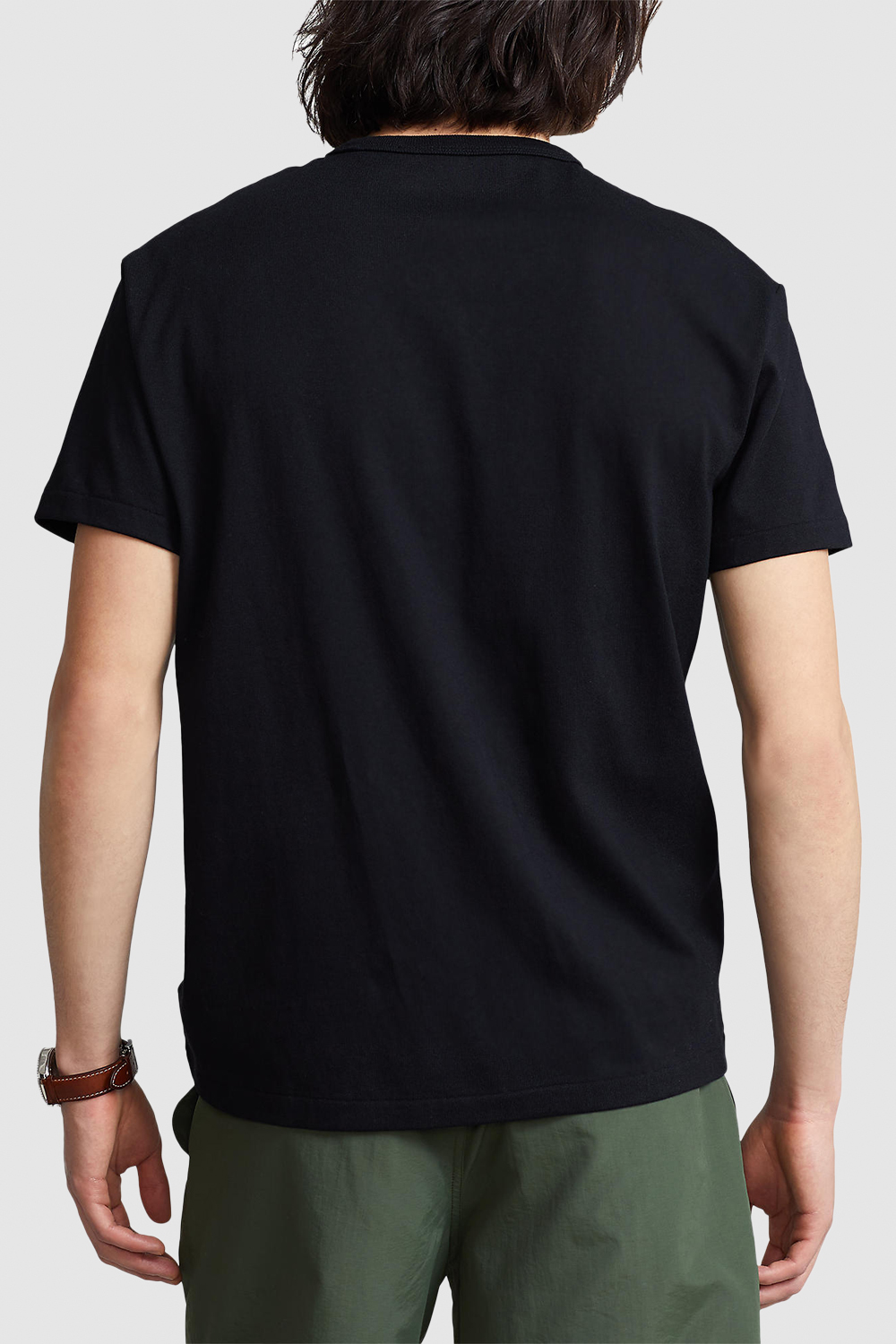 תמונת דוגמן אחורית של Crewneck T-Shirt in Black POLO RALPH LAUREN