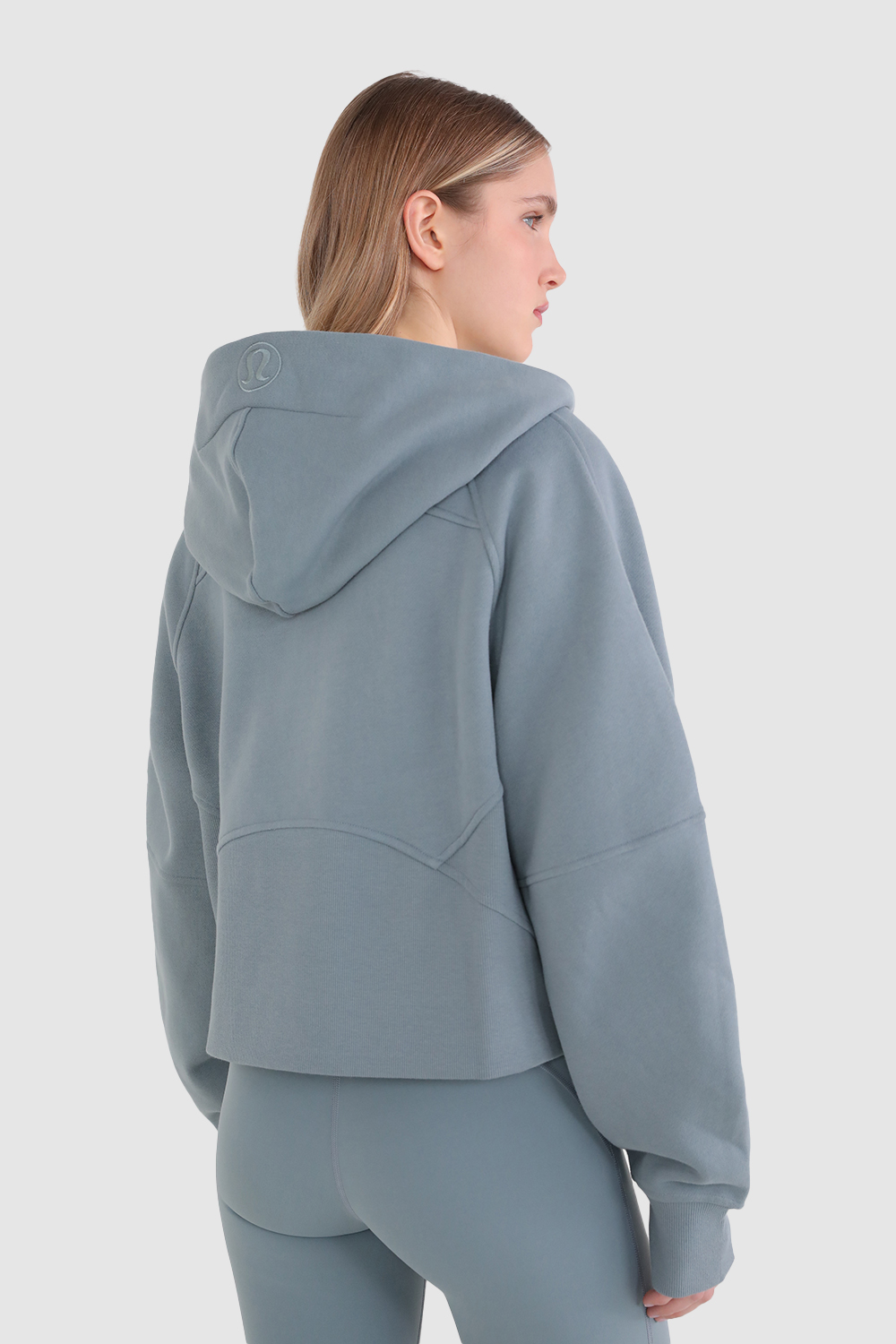 תמונת דוגמן אחורית של Scuba Oversized 1/2 Zip Hoodie LULULEMON