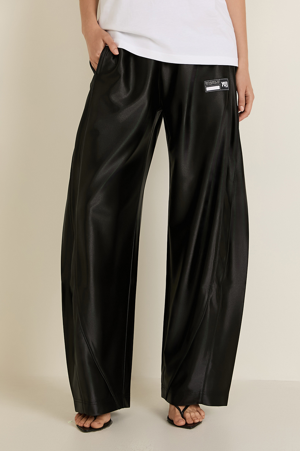 תמונת דוגמן קידמית של מכנסיים ארוכים ALEXANDER WANG