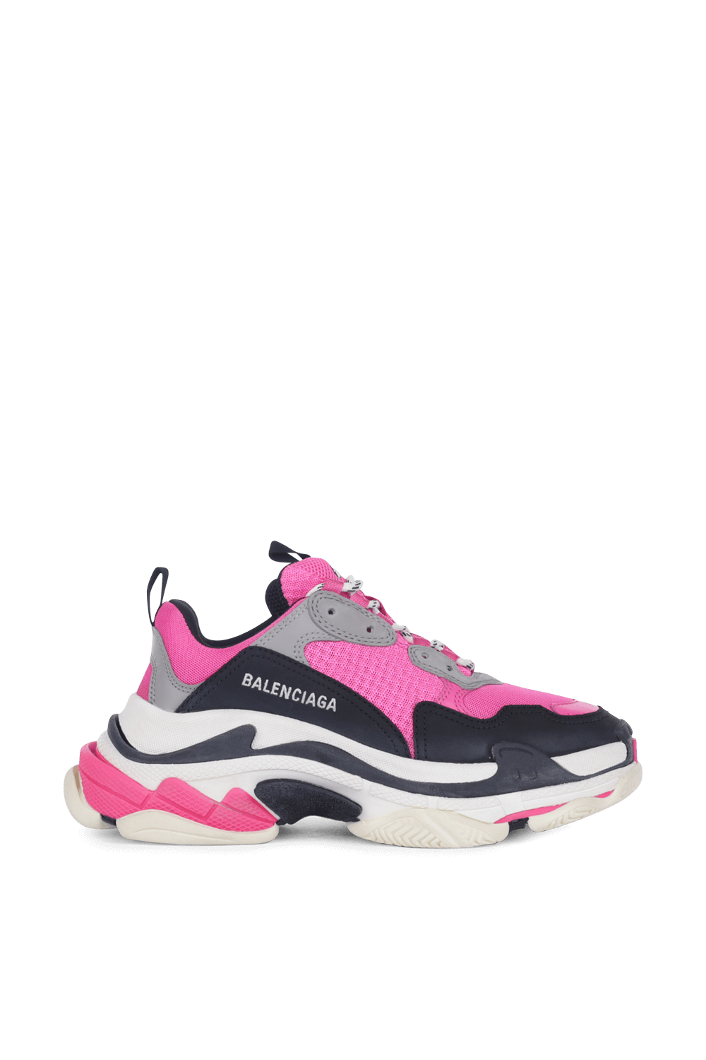 תמונה קידמית של Balenciaga Pink Triple S Shoes BALENCIAGA