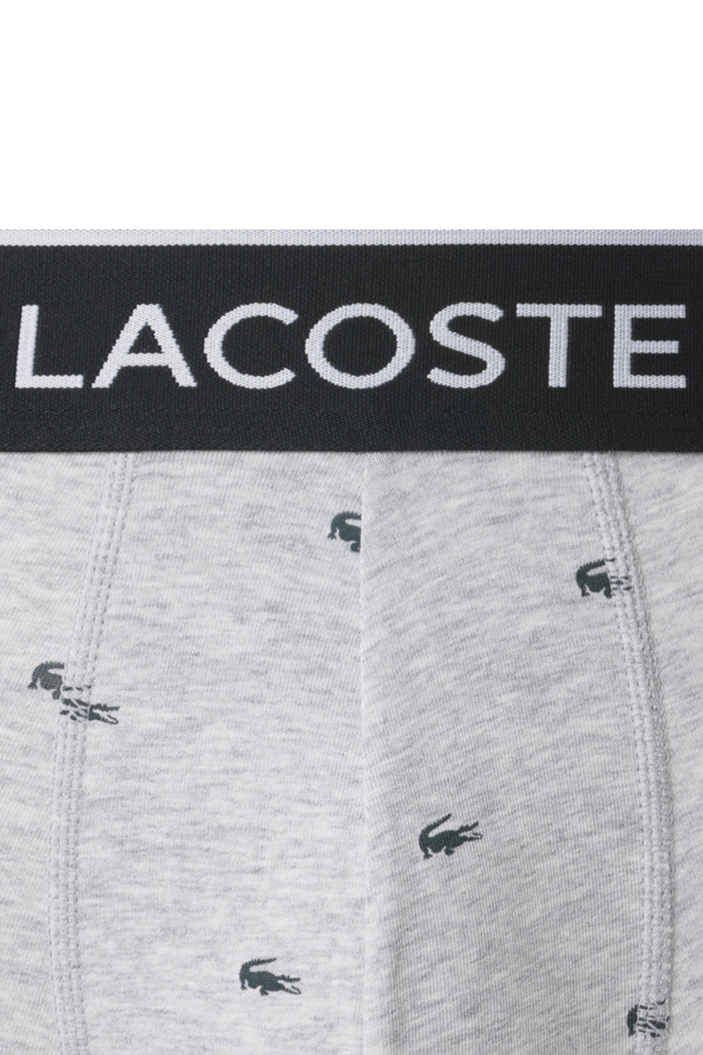 תמונת תקריב של מארז שלושה תחתוני טרנק LACOSTE
