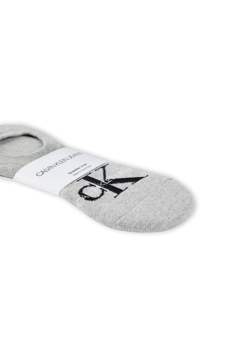 תמונה אחורית של זוג גרבי סניקרס עם לוגו רקום CALVIN KLEIN