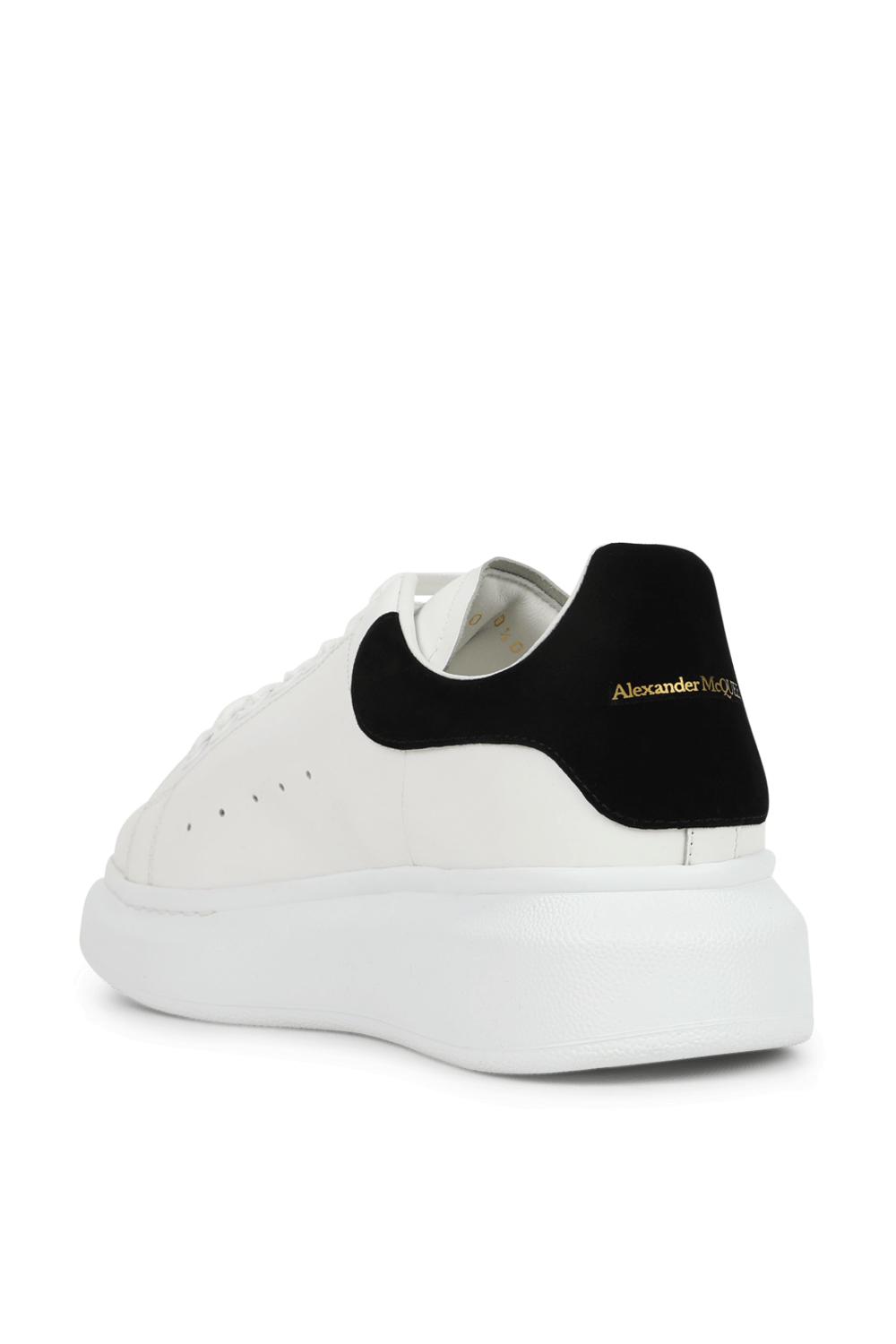 תמונה אחורית של נעלי סניקרס אוברסייז לבנות ALEXANDER MCQUEEN