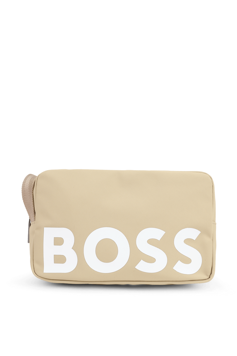 תמונה קידמית של תיק רחצה מניילון ממוחזר BOSS