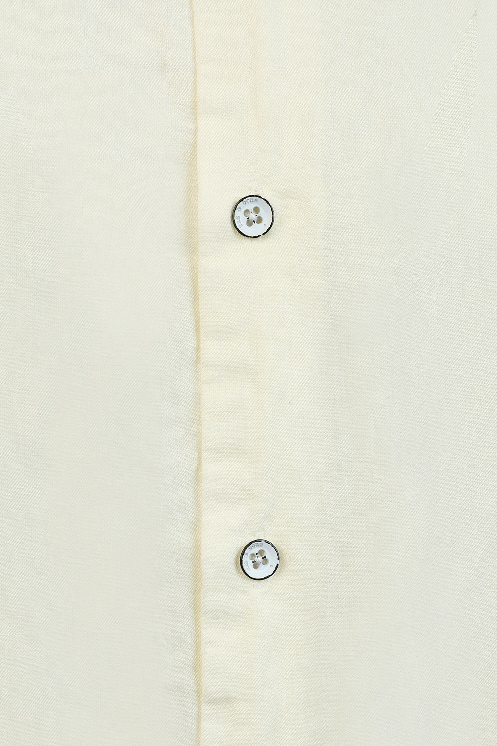 תמונה אחורית של חולצה מכופתרת מכותנה ופשתן RAG & BONE