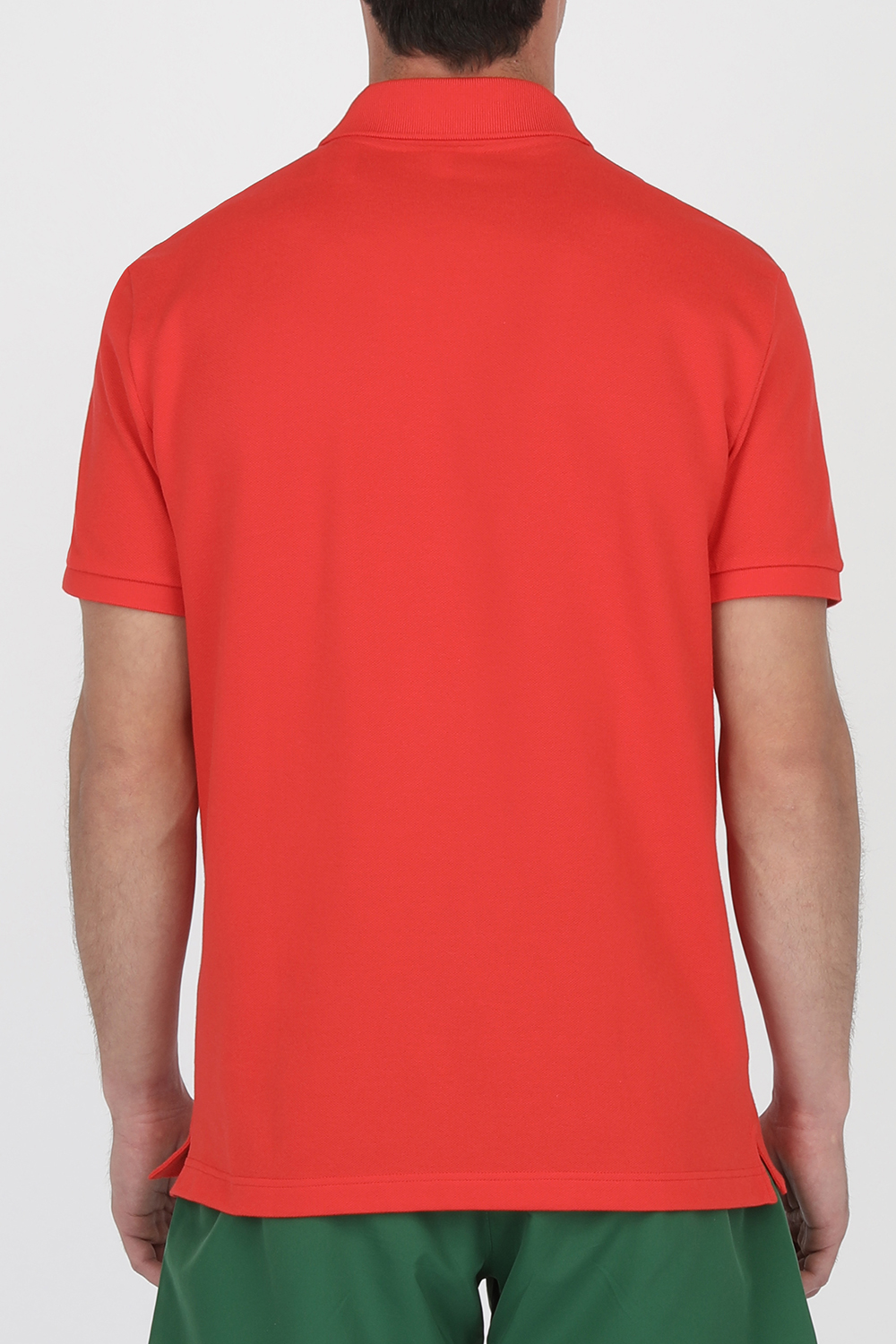 תמונת דוגמן אחורית של Slim Fit Polo Shirt in Red