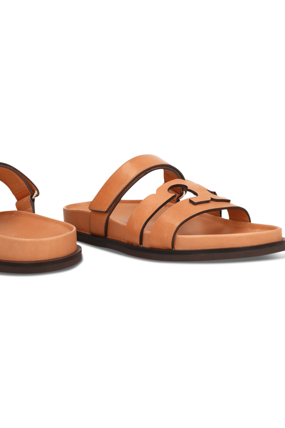 תמונת תקריב של כפכפי סליידס אינס ספורט TORY BURCH