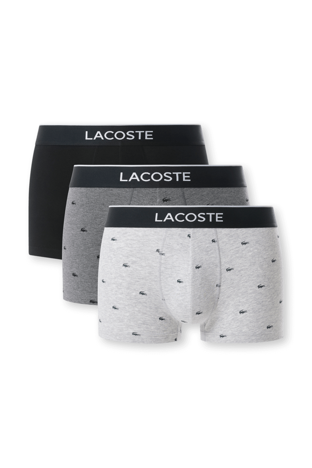 תמונה אחורית של מארז שלושה תחתוני טרנק LACOSTE