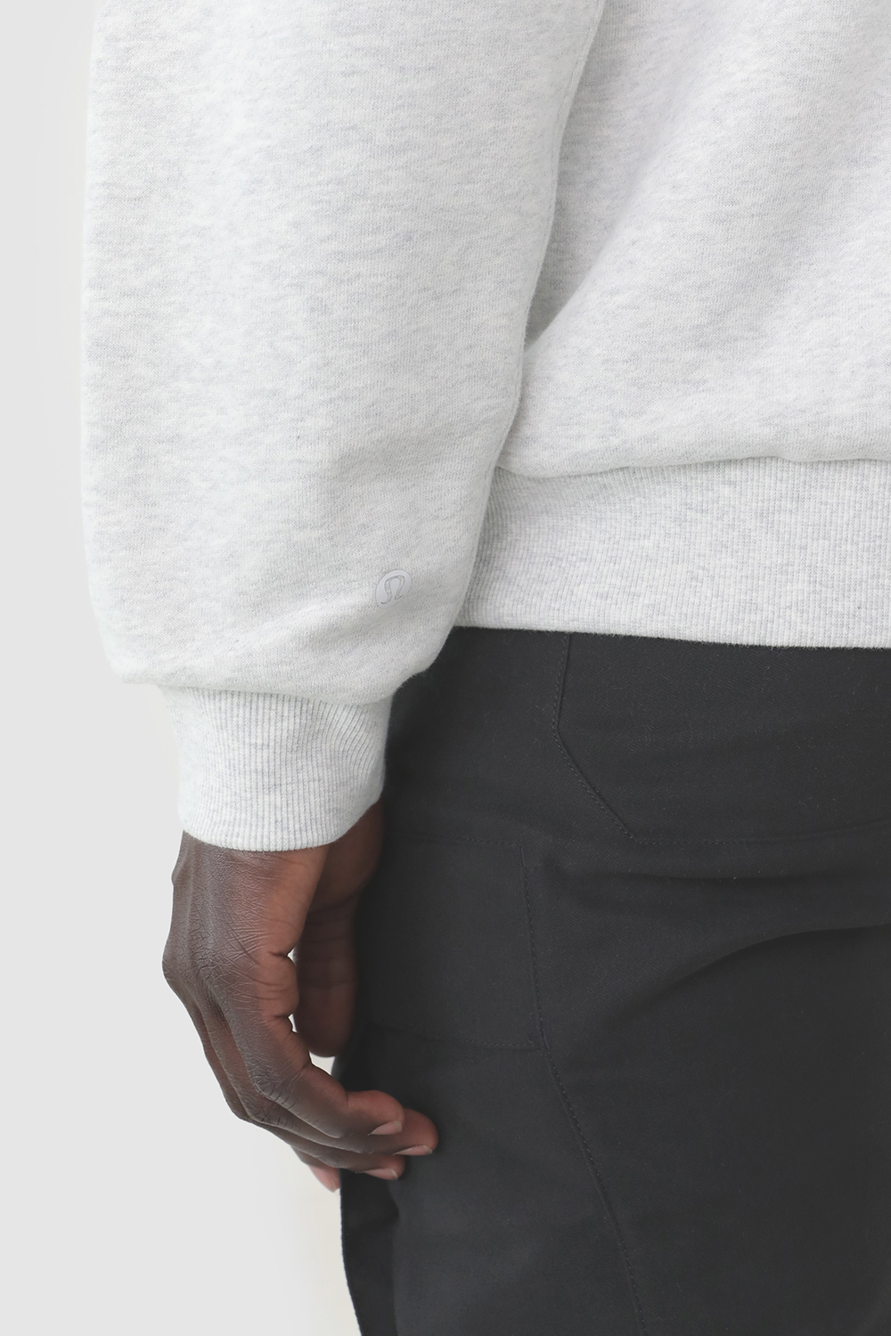 תמונת תקריב דוגמן של Steady State Full-Zip Hoodie LULULEMON