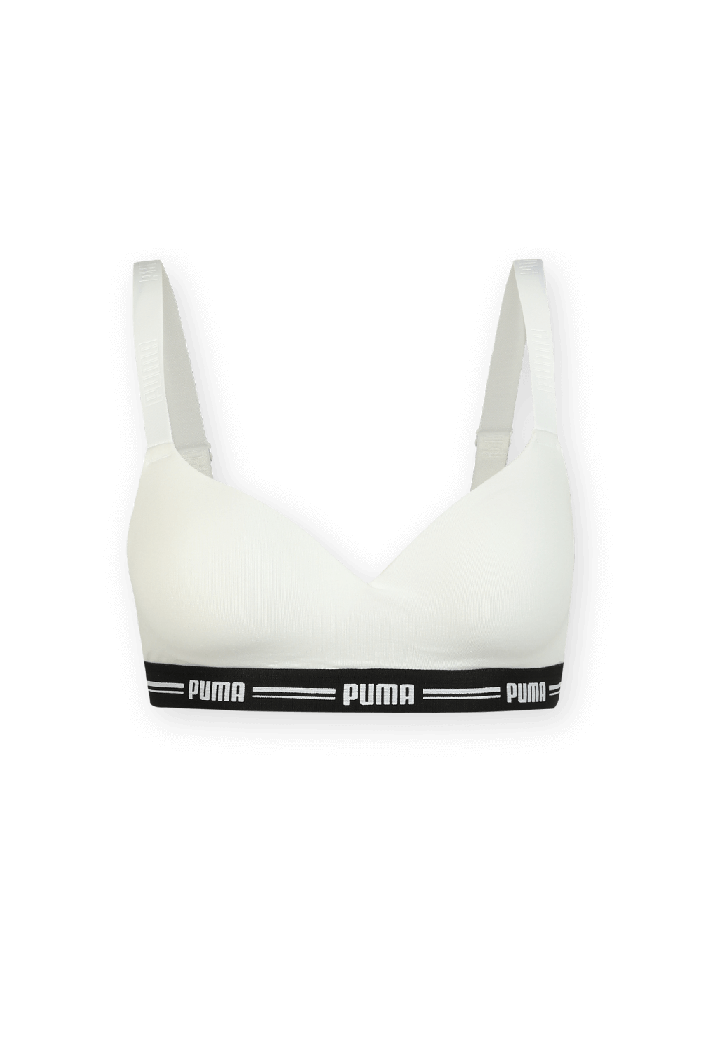 תמונה קידמית של טופ ספורט בלבן PUMA