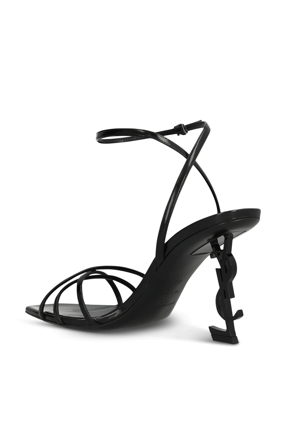 תמונה אחורית של סנדלי עקב אופיום 85 9.5 סמ SAINT LAURENT