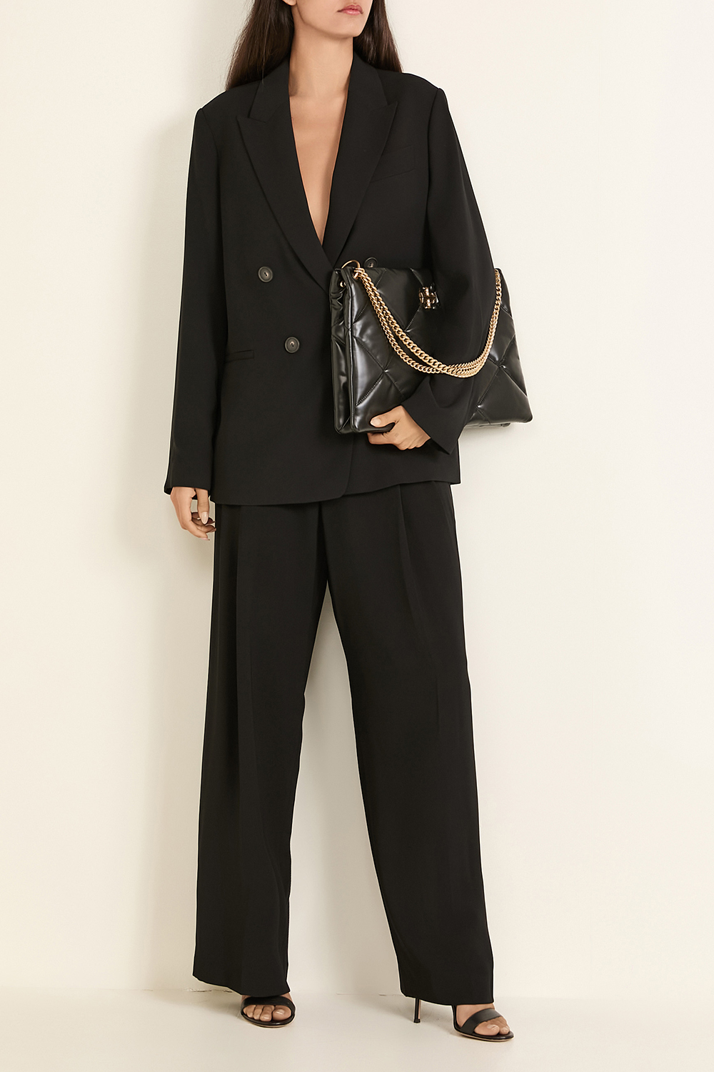 תמונת דוגמן קידמית של תיק כתף קירה קווילט TORY BURCH