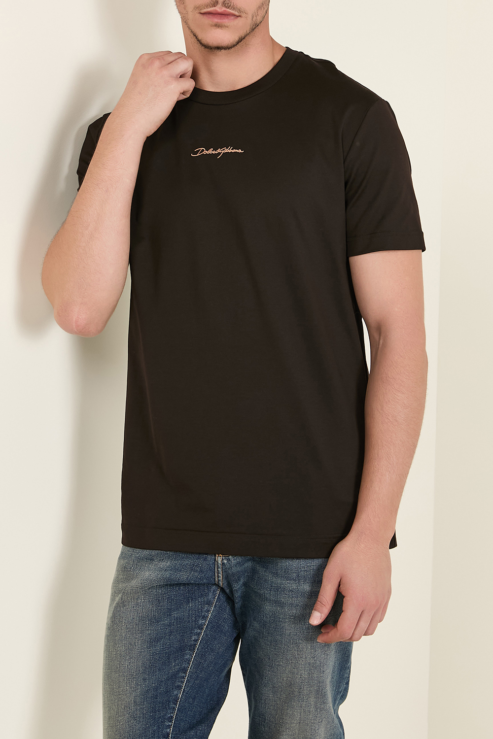 תמונת דוגמן קידמית של חולצת טי DOLCE & GABBANA