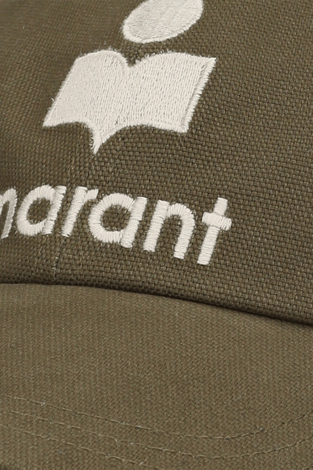 תמונת תקריב של כובע מצחייה טיירון ISABEL MARANT