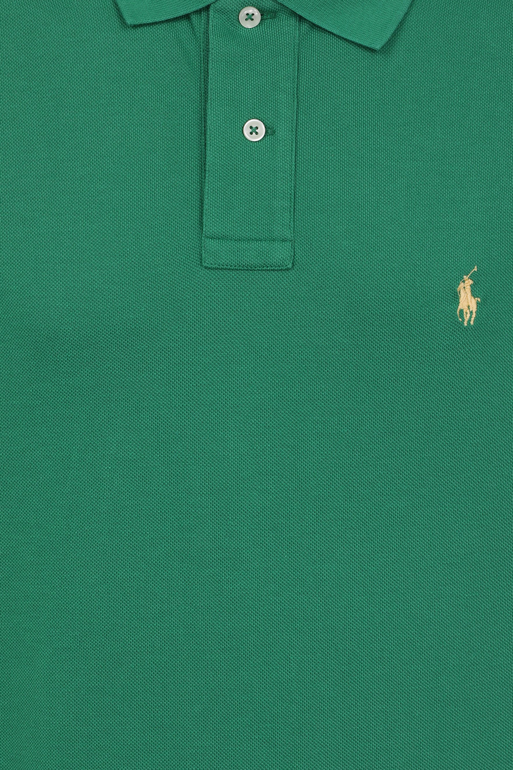 תמונה אחורית של חולצת פולו מכותנה POLO RALPH LAUREN