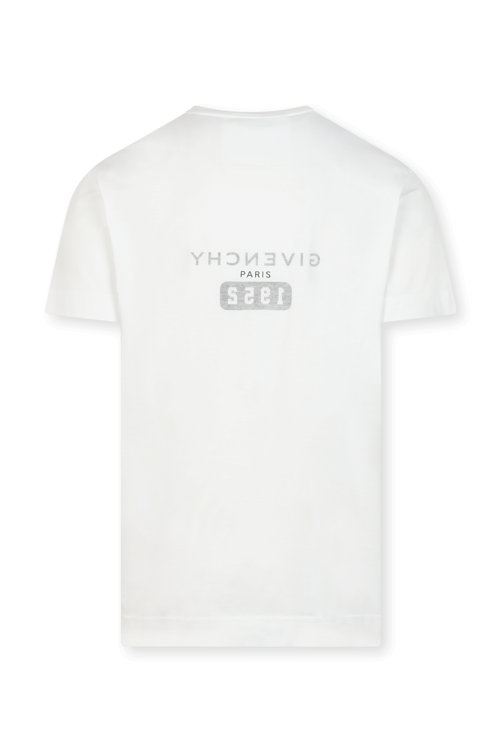 תמונה אחורית של חולצת לוגו סלים GIVENCHY