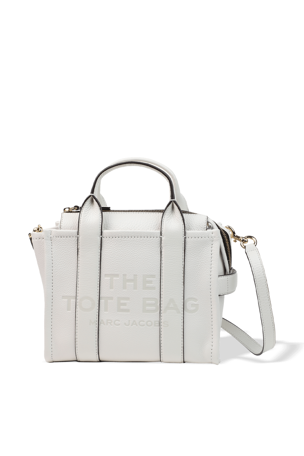 תמונה קידמית של Mini Traveler Tote Bag in White