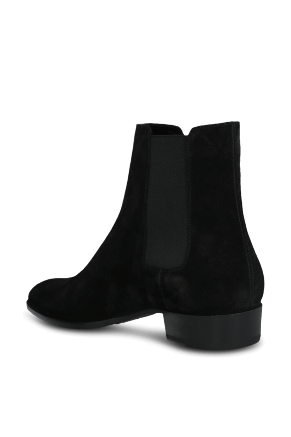 תמונה אחורית של מגפוני צ'לסי מעור זמש SAINT LAURENT