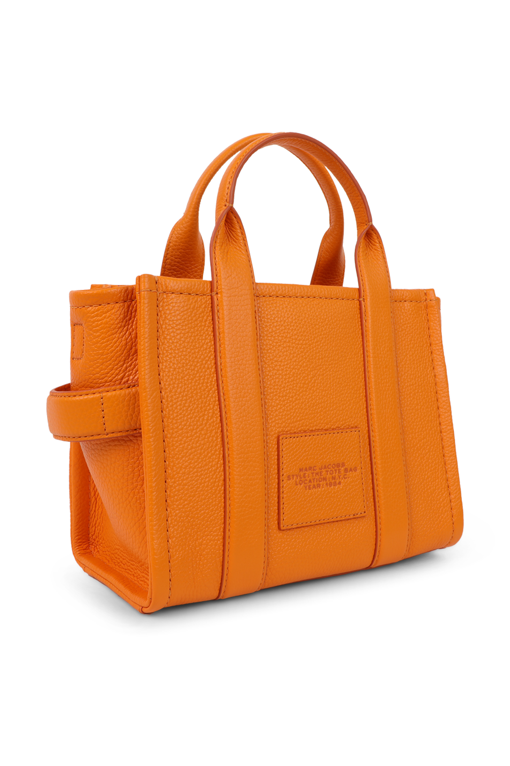 תמונה אחורית של תיק נשיאה מעור בגודל מיני MARC JACOBS