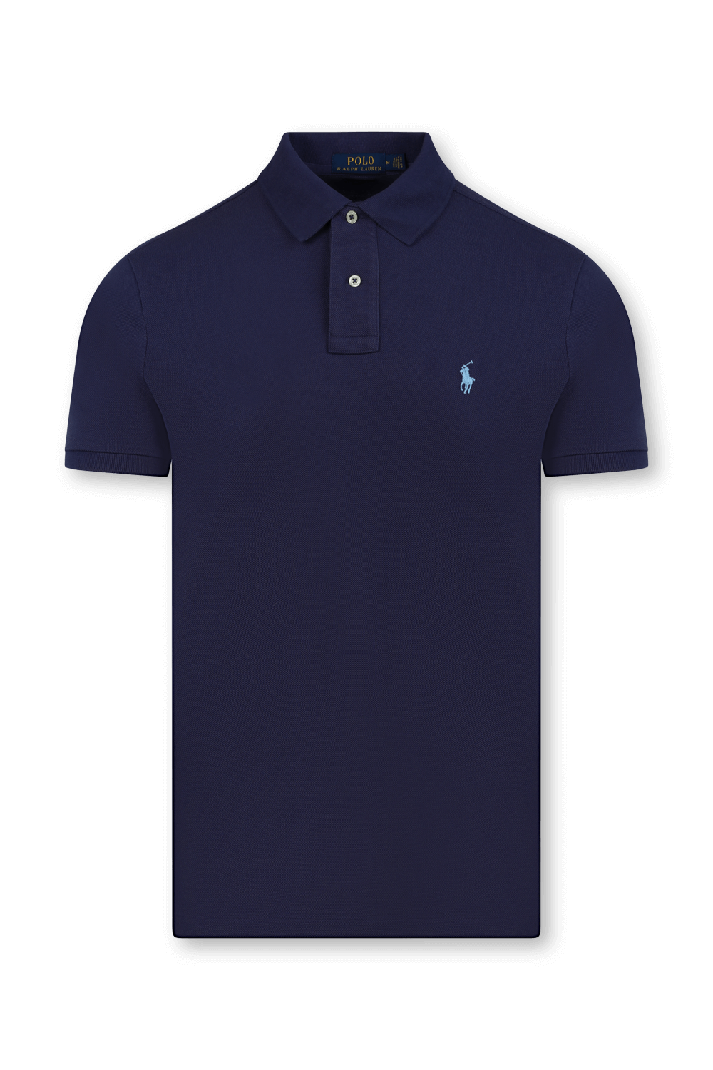 תמונה קידמית של Basic Mesh SS Polo In Blue POLO RALPH LAUREN