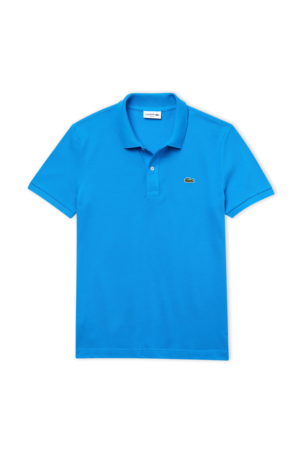 תמונה קידמית של Slim Fit Polo Shirt in Blue