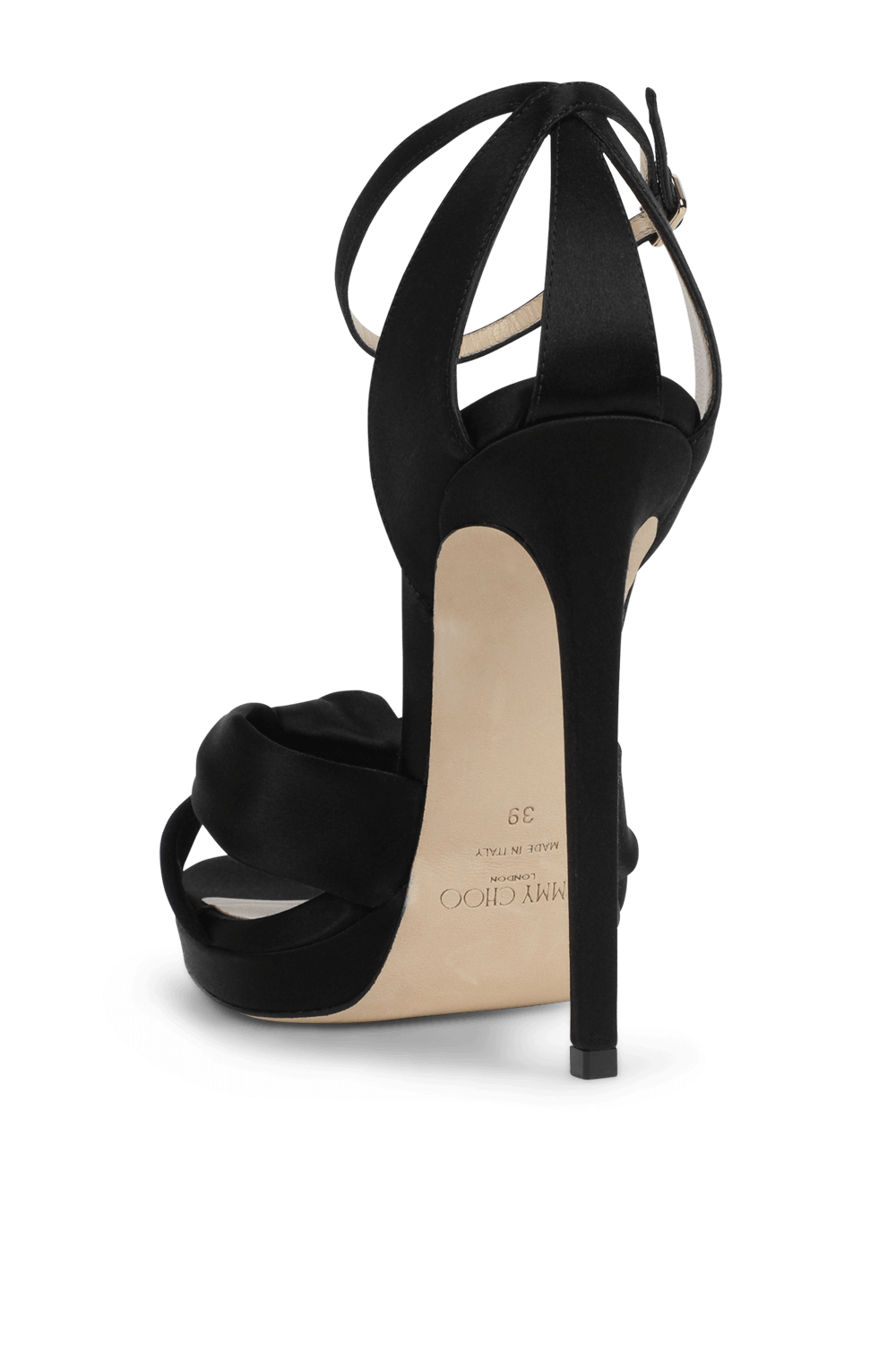 תמונה אחורית של סנדלי עקב רוזי JIMMY CHOO