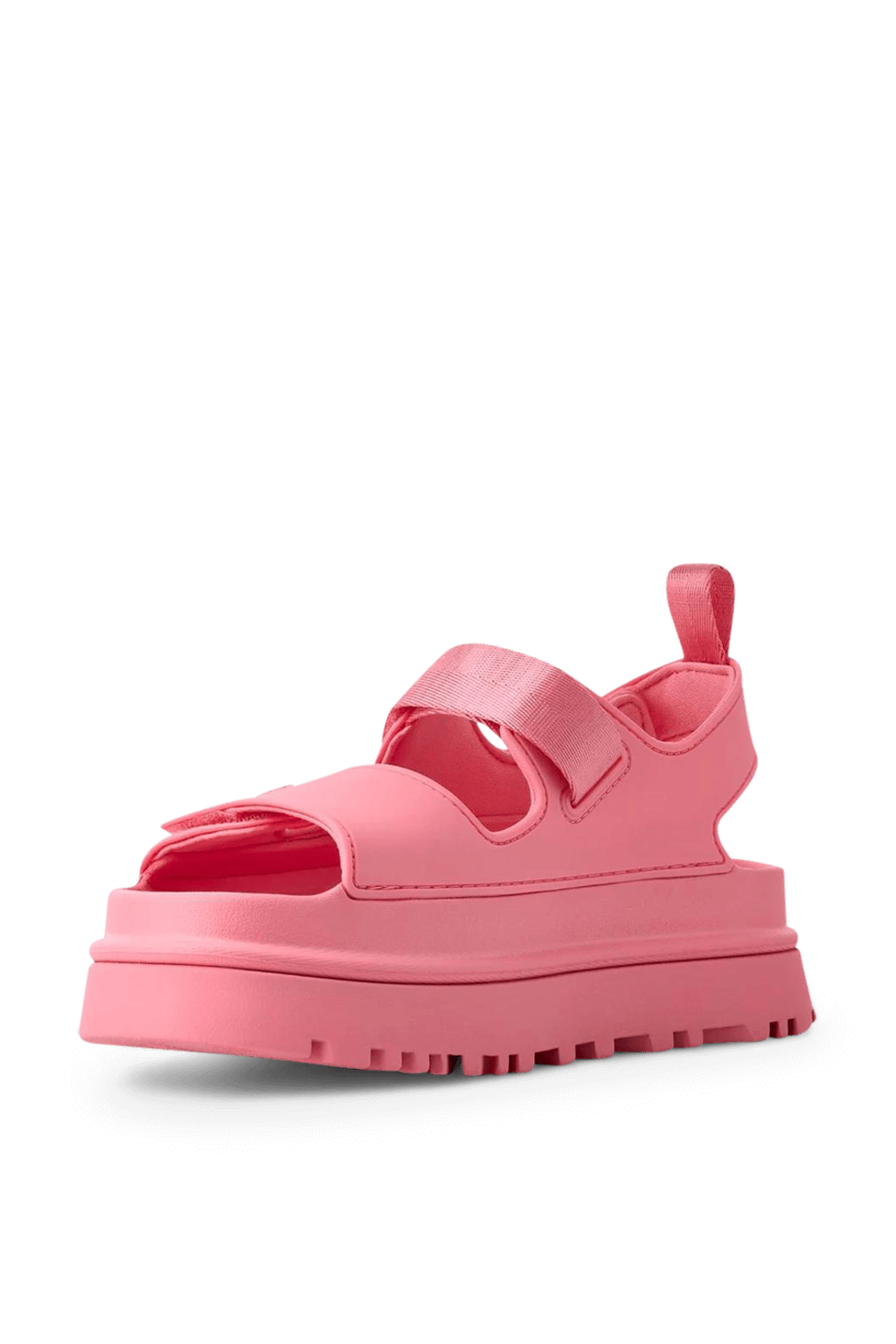 תמונה אחורית של סנדלי גולדן גלואו UGG