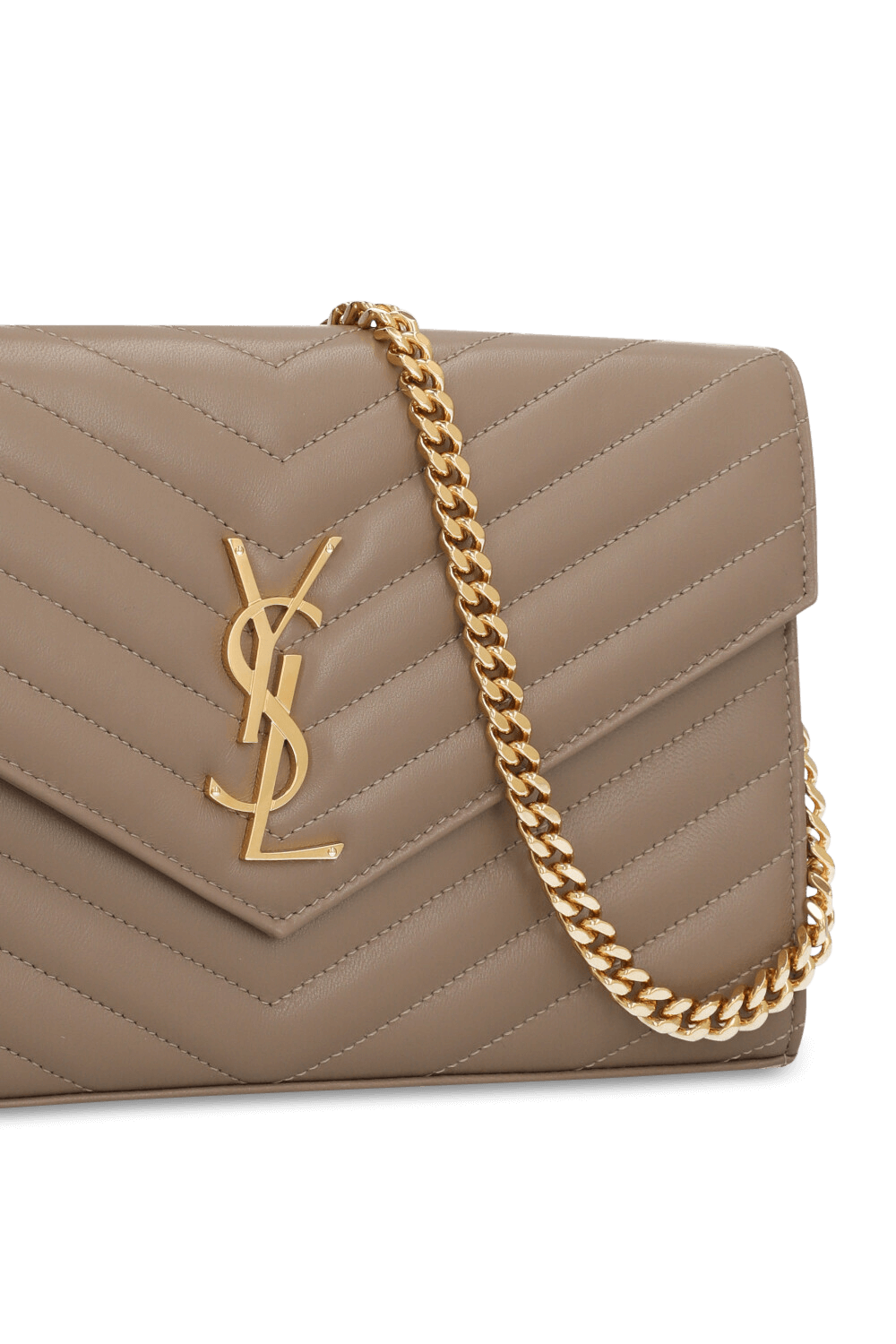 תמונת תקריב של ארנק קרוס SAINT LAURENT