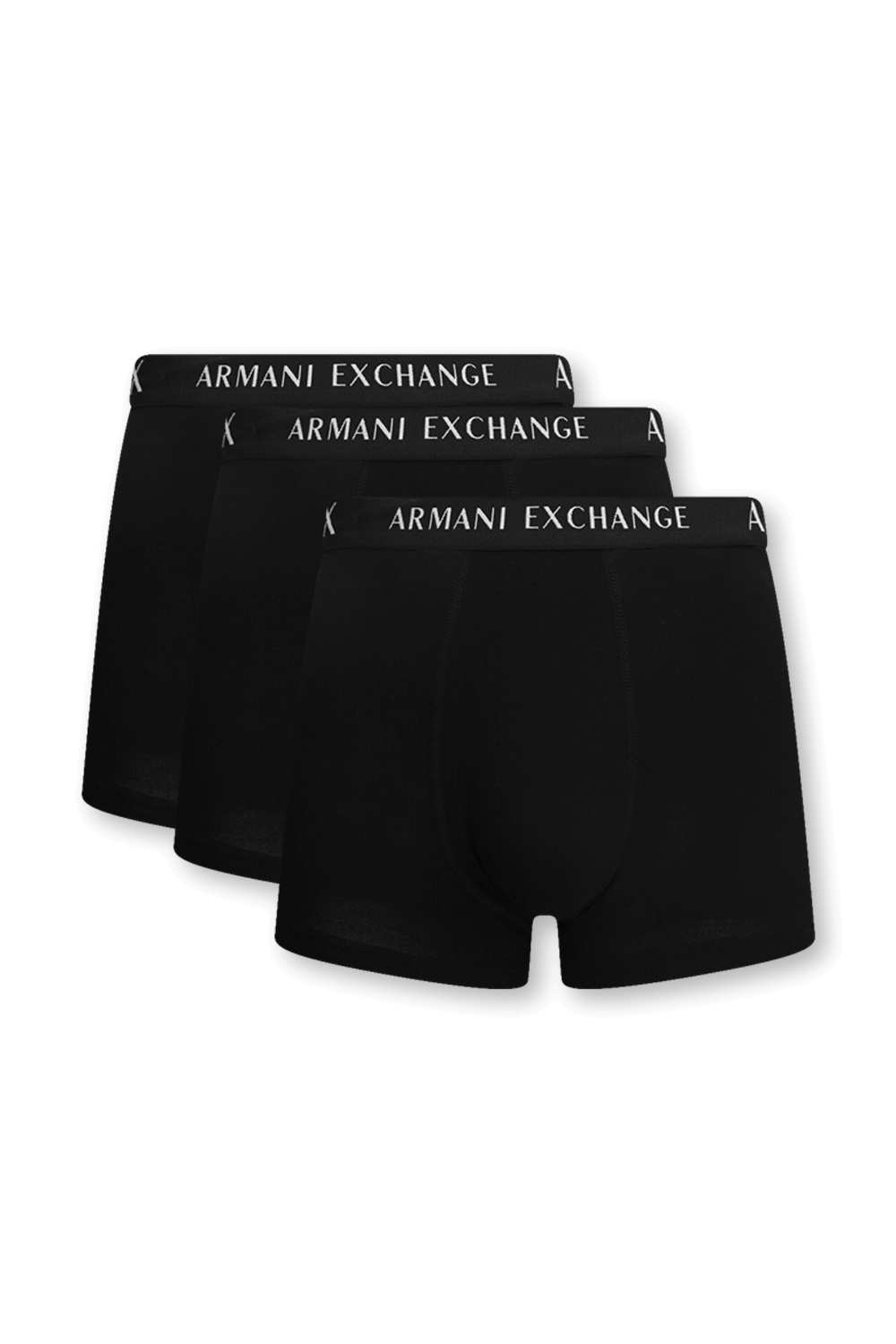 תמונה קידמית של מארז שלישיית תחתוני בוקסר ARMANI EXCHANGE