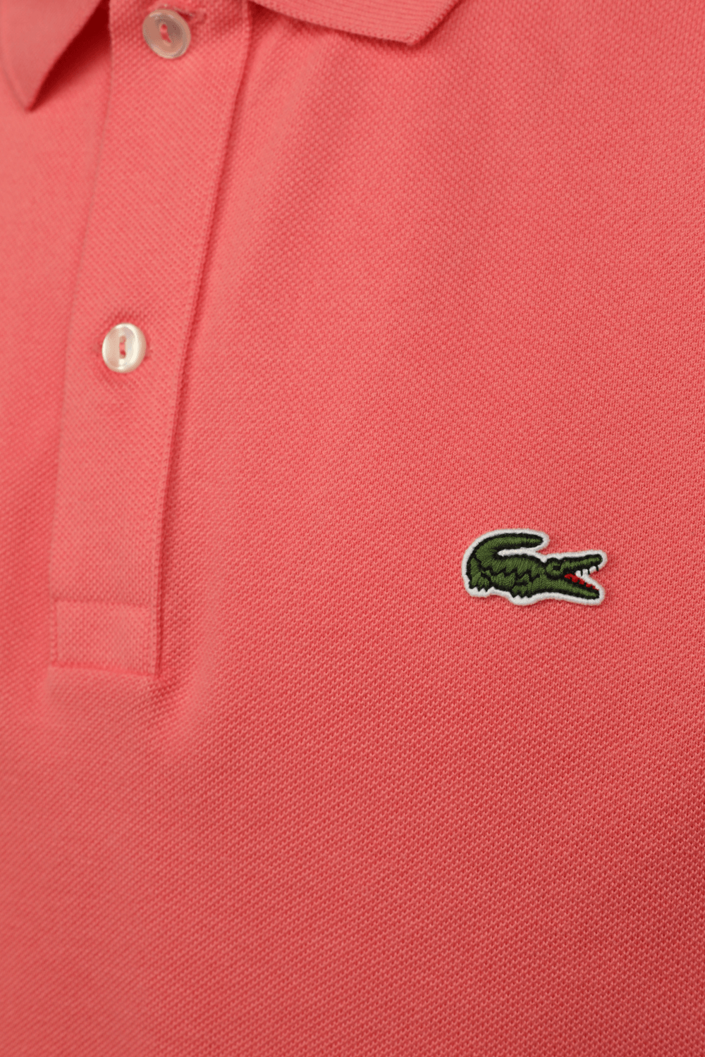 תמונה אחורית של Slim Fit Polo Shirt In Pink