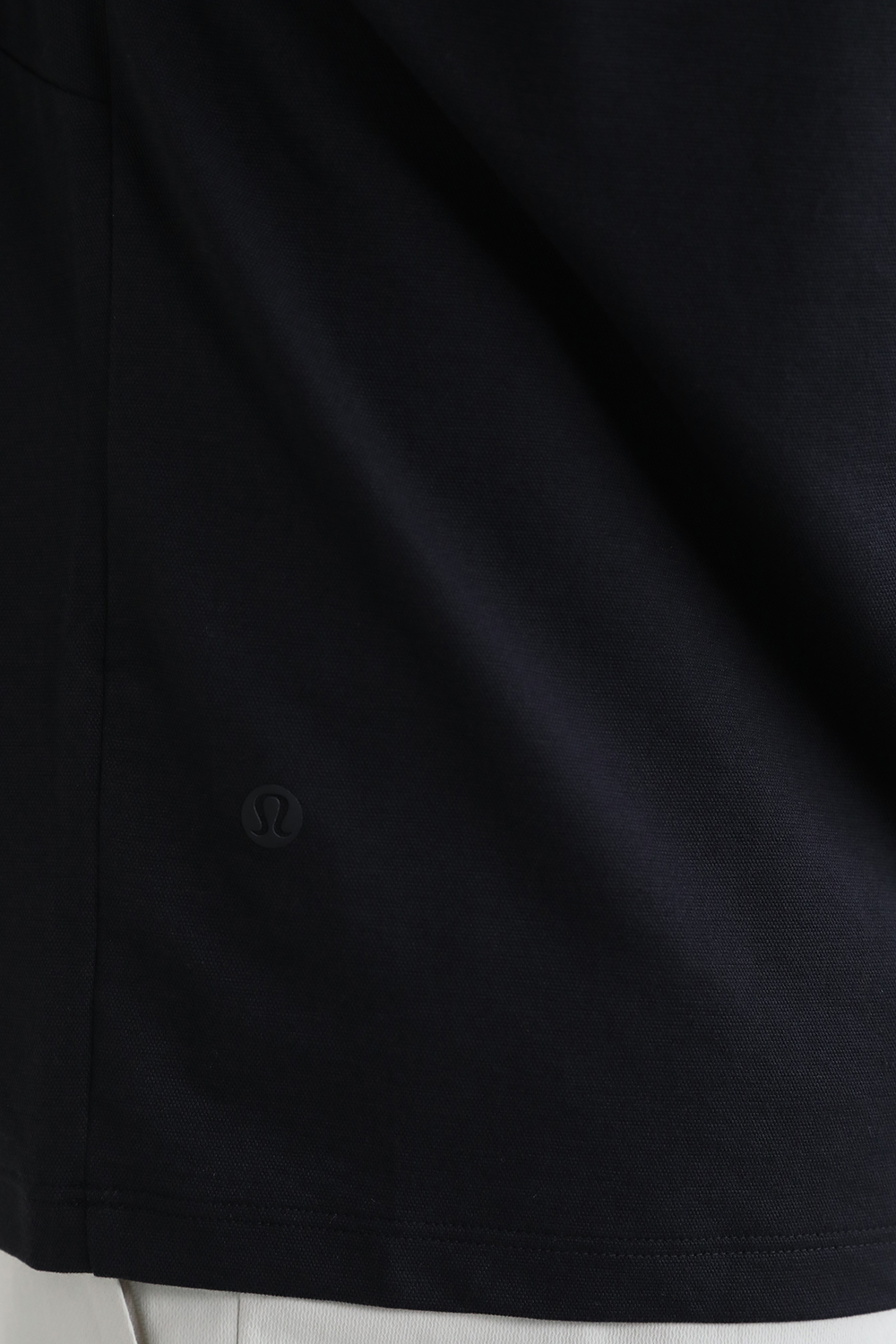תמונת תקריב דוגמן של Pique Oversized-Fit Long-Sleeve Shirt