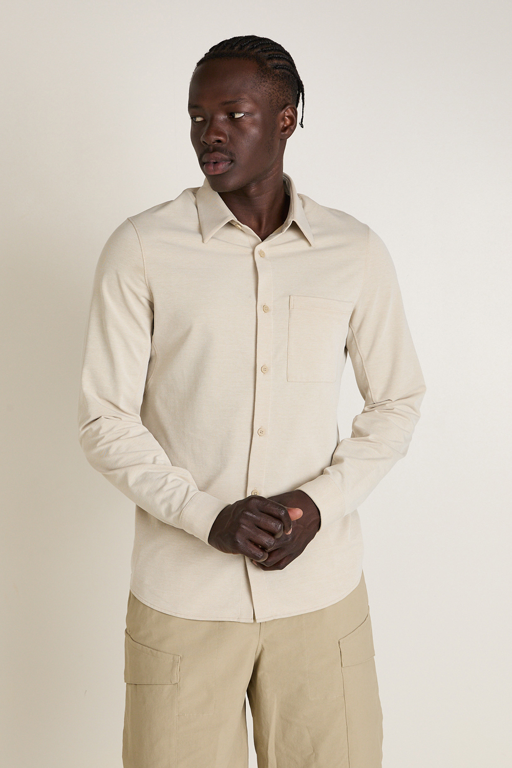 תמונת דוגמן קידמית של Commission Long-Sleeve Shirt LULULEMON