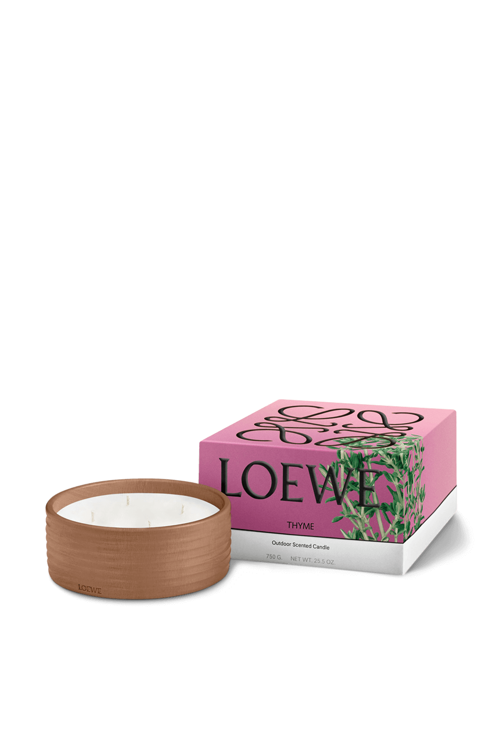 תמונה אחורית של LOEWE Thyme Outdoor Candle LOEWE PERFUMES